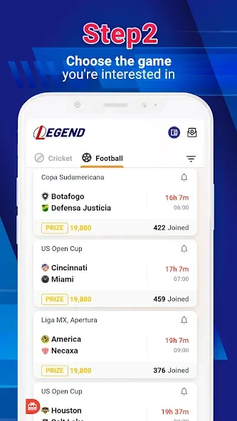 Legend Fantasy- Fantasy sports (Легенда фэнтези)  [МОД Бесконечные деньги] Screenshot 3