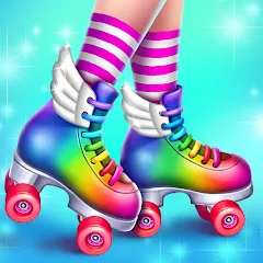 Скачать взломанную Roller Skating Girls  [МОД Бесконечные монеты] - последняя версия apk на Андроид