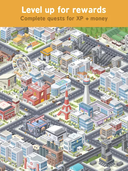 Pocket City Free (Покет Сити)  [МОД Unlocked] Screenshot 4