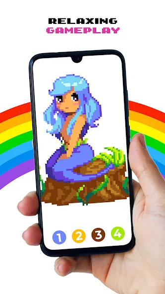 Pixel by Number™ - Pixel Art (Пиксель по номеру)  [МОД Все открыто] Screenshot 5