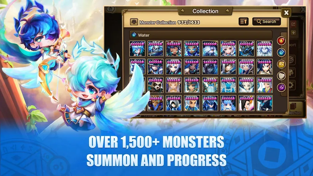 Summoners War  [МОД Unlocked] Screenshot 2