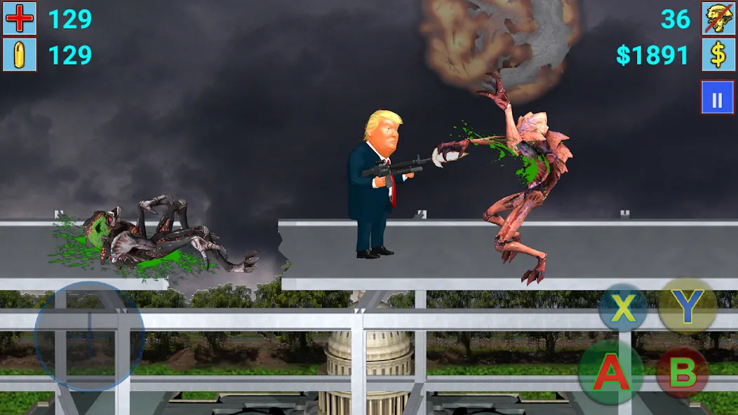 Aliens vs President (Элиены против Президента)  [МОД Бесконечные деньги] Screenshot 5