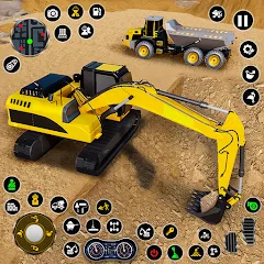 Скачать взлом Construction Dump Truck Game (Конструкционный симулятор самосвала)  [МОД Меню] - последняя версия apk на Андроид