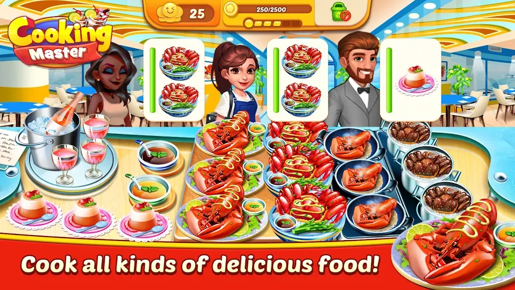 Cooking Master:Restaurant Game (Кукинг Мастер)  [МОД Menu] Screenshot 4