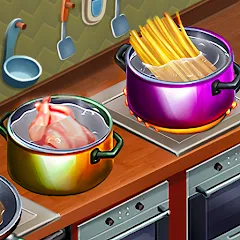 Скачать взлом Cooking Team: Restaurant Games  [МОД Меню] - полная версия apk на Андроид