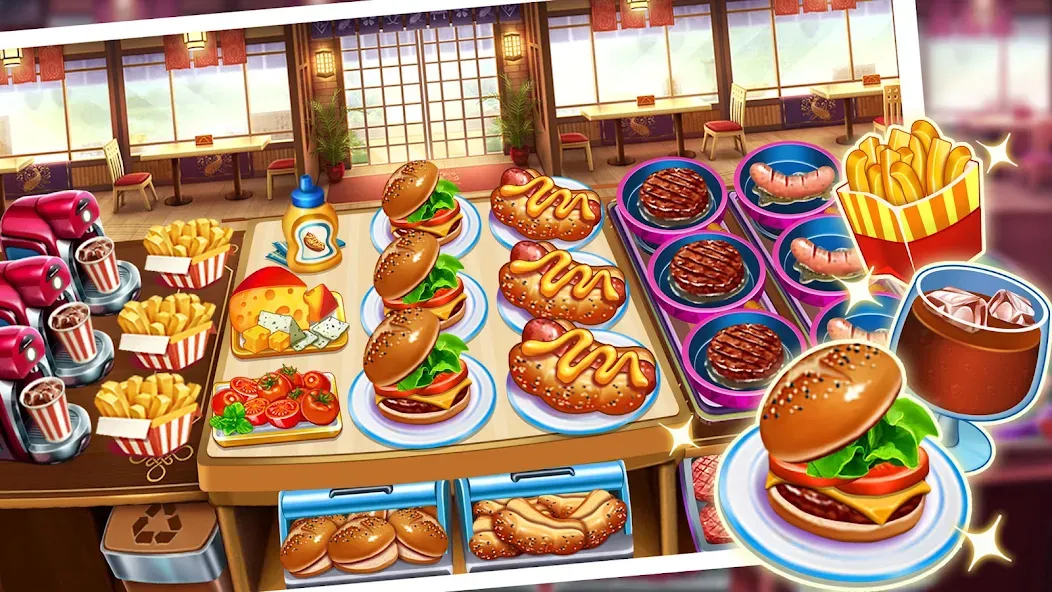 Food Game Crazy Super Chef  [МОД Много денег] Screenshot 4