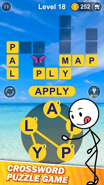 Word Connect - Word Search (Уорд Коннект)  [МОД Бесконечные монеты] Screenshot 3