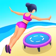 Скачать взломанную Flip Jump Stack!  [МОД Mega Pack] - полная версия apk на Андроид