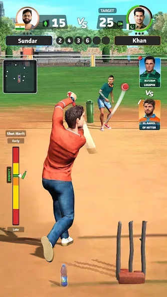 Cricket Gangsta™ Cricket Games (Крикет Гангста 11 Лига)  [МОД Бесконечные монеты] Screenshot 1