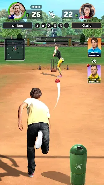 Cricket Gangsta™ Cricket Games (Крикет Гангста 11 Лига)  [МОД Бесконечные монеты] Screenshot 2