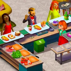 Скачать взломанную Cooking Cup: Fun Cafe Games (Кукинг Кап)  [МОД Бесконечные деньги] - последняя версия apk на Андроид