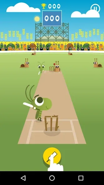 Doodle Cricket - Cricket Game (Дудл Крикет)  [МОД Бесконечные деньги] Screenshot 1