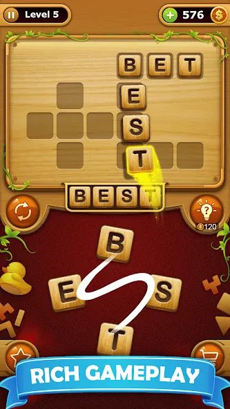 Word Connect - Word Games  [МОД Бесконечные деньги] Screenshot 2