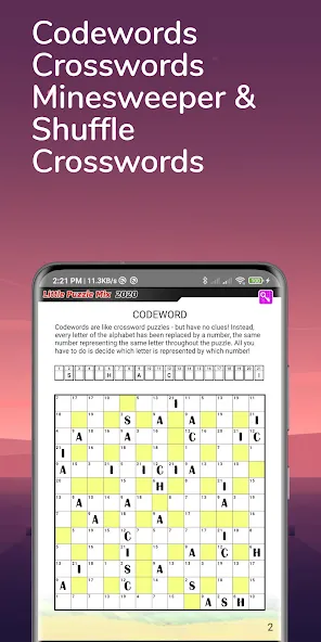 Puzzle Book: Daily puzzle page  [МОД Меню] Screenshot 3