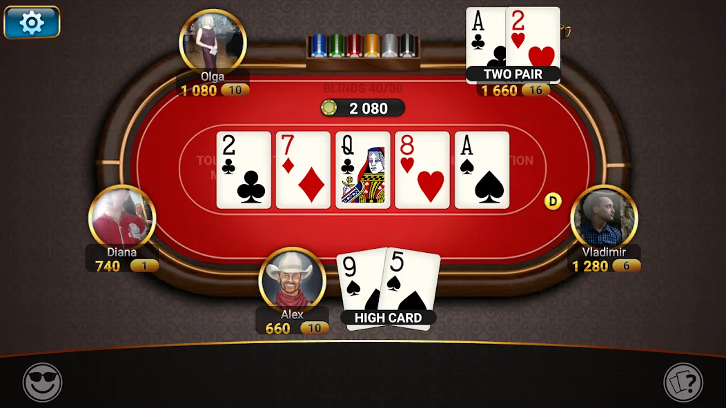 Poker Championship Tournaments  [МОД Много денег] Screenshot 2