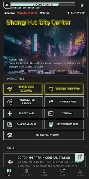 CyberCode Online -Text MMORPG (СайберКод Онлайн)  [МОД Menu] Screenshot 4