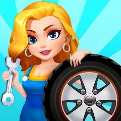 Скачать взлом Car Fix Inc - Mechanic Garage (Кар Фикс Инк)  [МОД Unlimited Money] - стабильная версия apk на Андроид