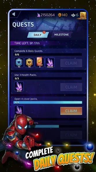 MARVEL Puzzle Quest: Hero RPG (Марвел Пазл Квест)  [МОД Меню] Screenshot 5