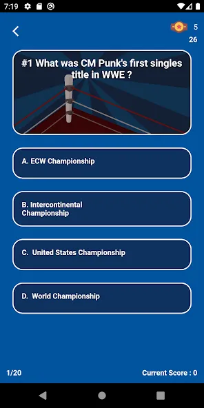 World Wrestling Trivia (Уорлд Рестлинг Тривия)  [МОД Много денег] Screenshot 4