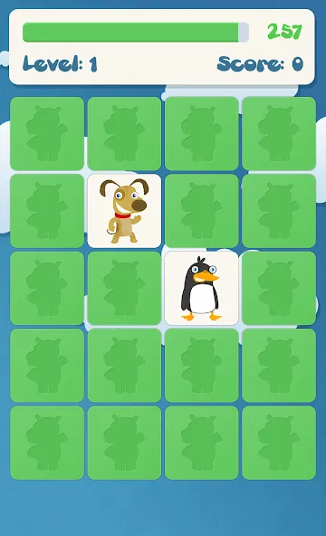 Animals memory game for kids  [МОД Unlimited Money] Screenshot 4