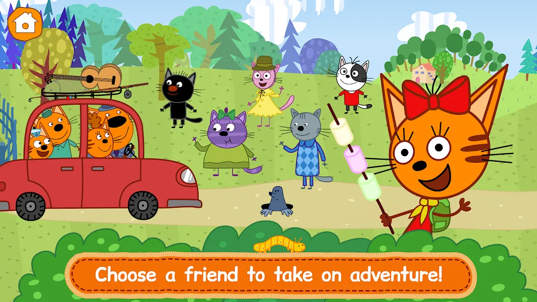 Kid-E-Cats: Kitty Cat Games!  [МОД Много монет] Screenshot 1