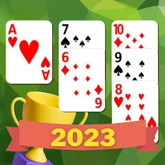 Взломанная Klondike Solitaire Offline  [МОД Много монет] - полная версия apk на Андроид