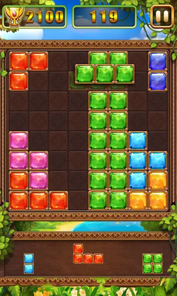 Puzzle Block Jewels (Пазл Блок Драгоценности)  [МОД Unlocked] Screenshot 3