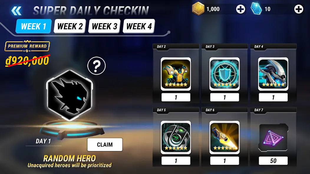 Heroes Infinity Premium (Герои Бесконечности Премиум)  [МОД Unlimited Money] Screenshot 1