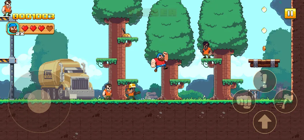 Timberman The Big Adventure (Тимбермен Большое Приключение)  [МОД Mega Pack] Screenshot 2