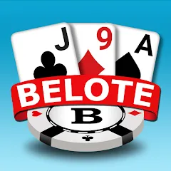 Взломанная Blot Belote Coinche Online  [МОД Все открыто] - последняя версия apk на Андроид