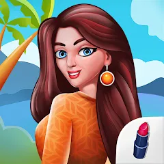 Взломанная Fashion Stylist Makeup Dressup  [МОД Mega Pack] - последняя версия apk на Андроид