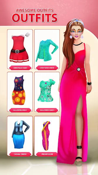 Girls Dress Up: Makeup Games  [МОД Все открыто] Screenshot 4