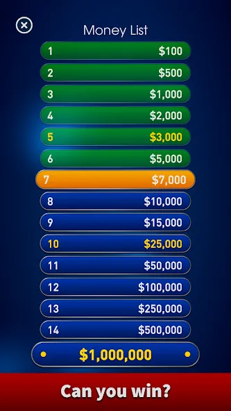 Millionaire 2024 Trivia Quiz  [МОД Много монет] Screenshot 4