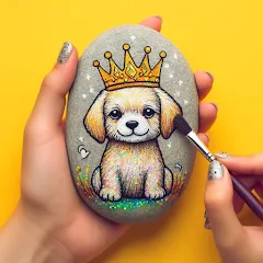 Взломанная Rock Art - 3D Color by Number (Рок Арт)  [МОД Menu] - стабильная версия apk на Андроид