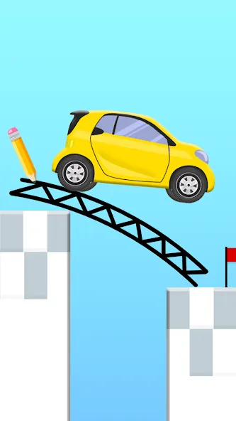 Draw 2 Bridge: Draw Save Car (Дроу 2 Бридж)  [МОД Много денег] Screenshot 5