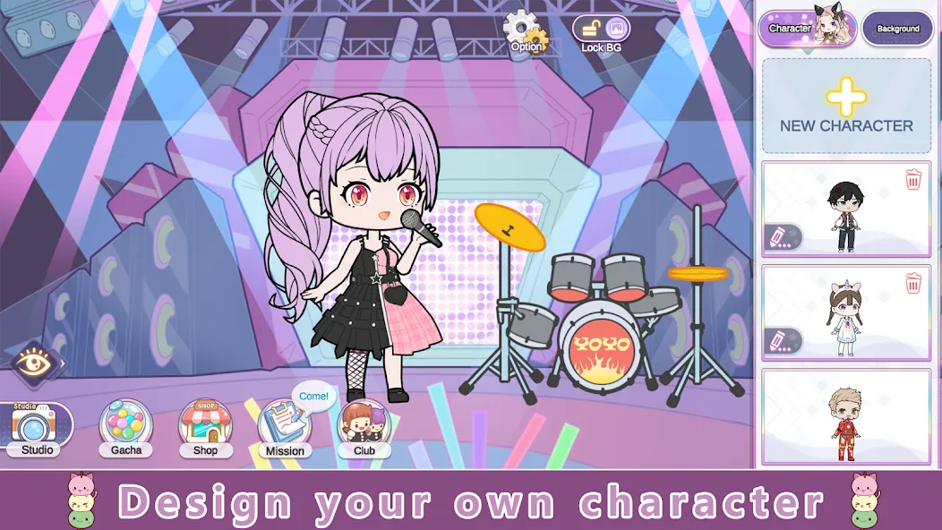 YOYO Doll Anime Dress Up Game (ЙОЙО)  [МОД Menu] Screenshot 1