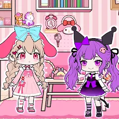 Взломанная YOYO Doll School life Dress up (ЙОЙО Лайф ворлд)  [МОД Меню] - последняя версия apk на Андроид