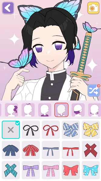 Vlinder Avatar Maker: dress up  [МОД Бесконечные деньги] Screenshot 4