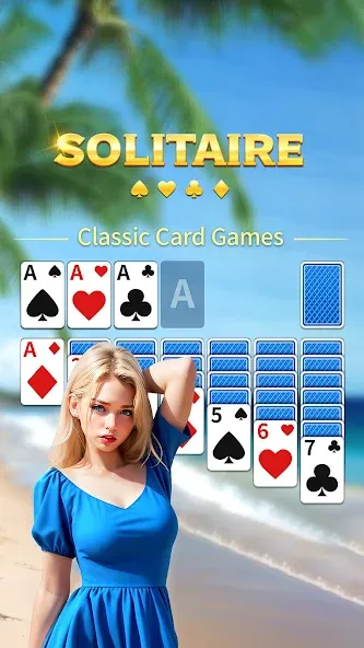 Solitaire Classic:Card Game (Солитер Классик)  [МОД Бесконечные монеты] Screenshot 1