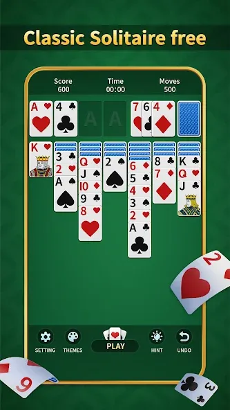 Solitaire Classic:Card Game (Солитер Классик)  [МОД Бесконечные монеты] Screenshot 5