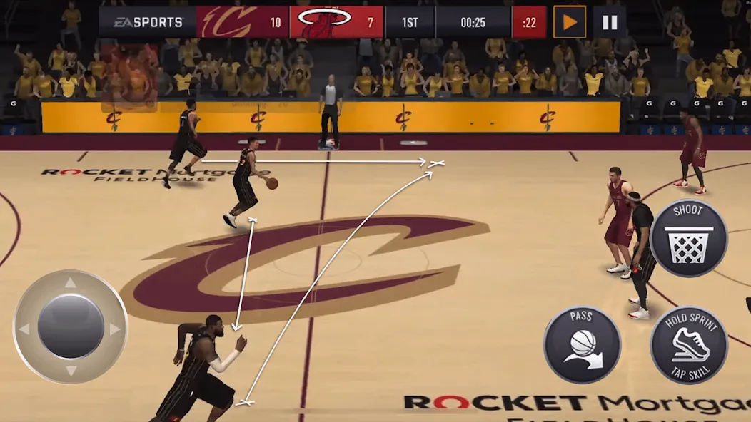 NBA LIVE Mobile Basketball (НБА Лайв Мобайл)  [МОД Mega Pack] Screenshot 2