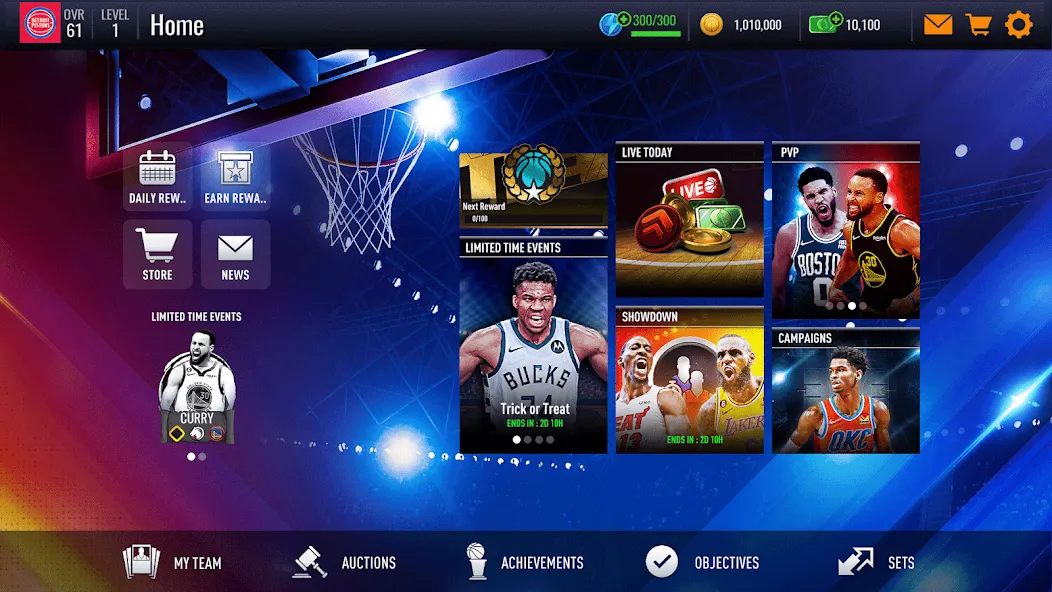 NBA Live Asia (НБА Лайв)  [МОД Много монет] Screenshot 3