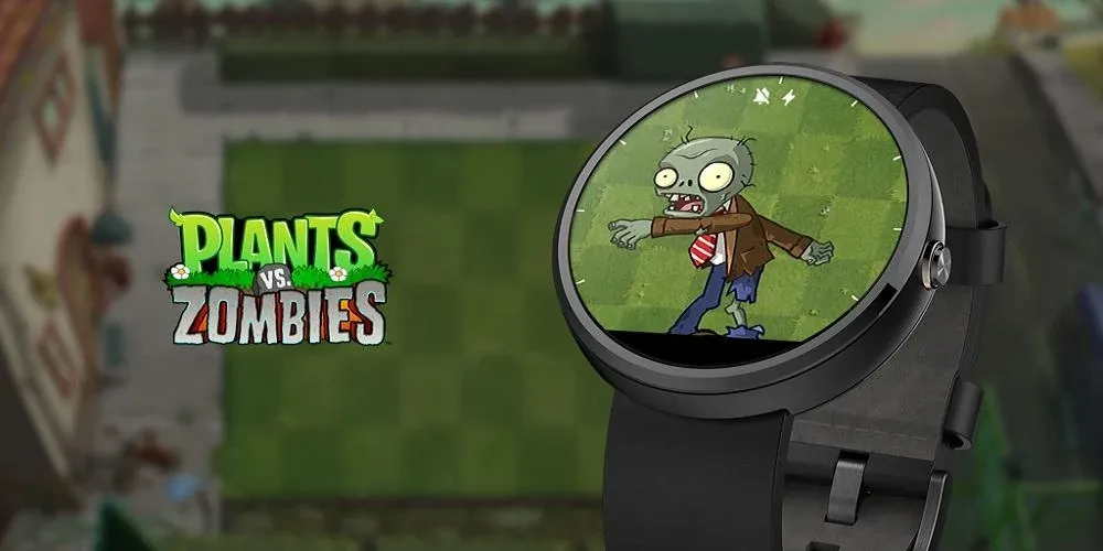 Plants vs. Zombies™ Watch Face  [МОД Unlocked] Screenshot 1