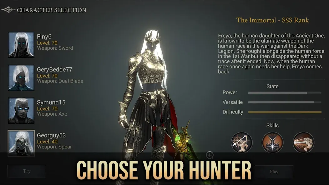 Demon Hunter: Premium (Демон Хантер)  [МОД Бесконечные монеты] Screenshot 2