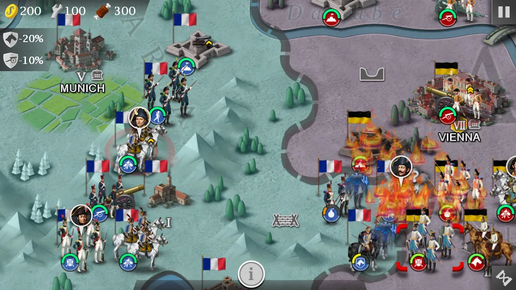 European War 4 : Napoleon (Европейская война 4)  [МОД Бесконечные монеты] Screenshot 3