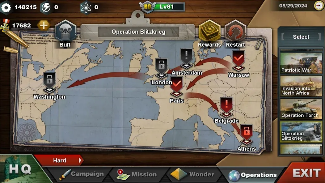 World Conqueror 3-WW2 Strategy (Ворлд Конкерор 3)  [МОД Бесконечные монеты] Screenshot 4