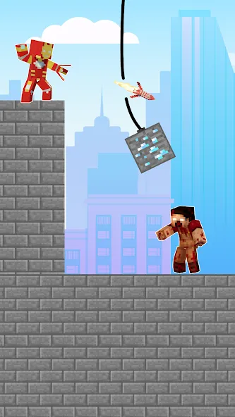 City Hero: Crime Shoot Puzzle (Хиро Крафт Пазлы)  [МОД Бесконечные деньги] Screenshot 3