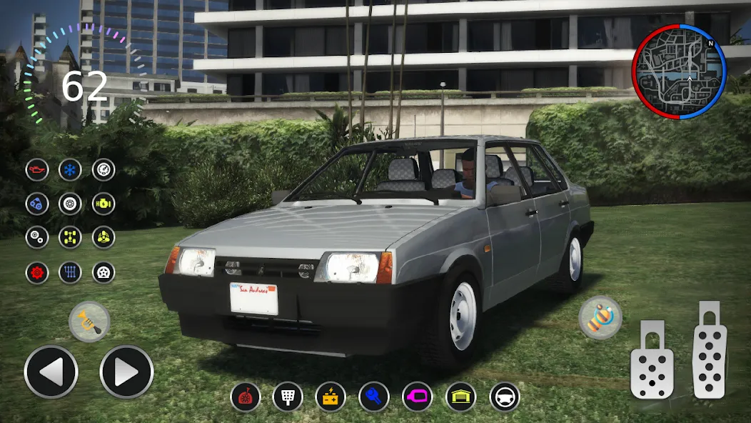 21099 Lada: Russian Racer Max  [МОД Много денег] Screenshot 1