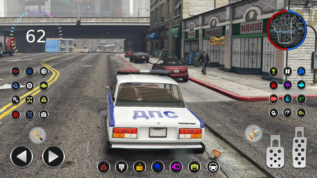 Police Car Riders: VAZ 2107  [МОД Unlimited Money] Screenshot 3