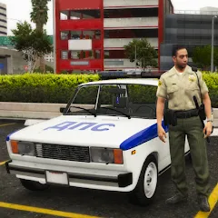 Скачать взлом Police Car Riders: VAZ 2107  [МОД Unlimited Money] - последняя версия apk на Андроид